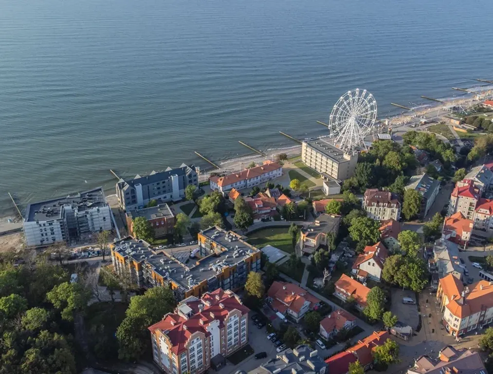 Квартира Квартира Апартамент bonjour с частичным видом на море — Зеленоградск