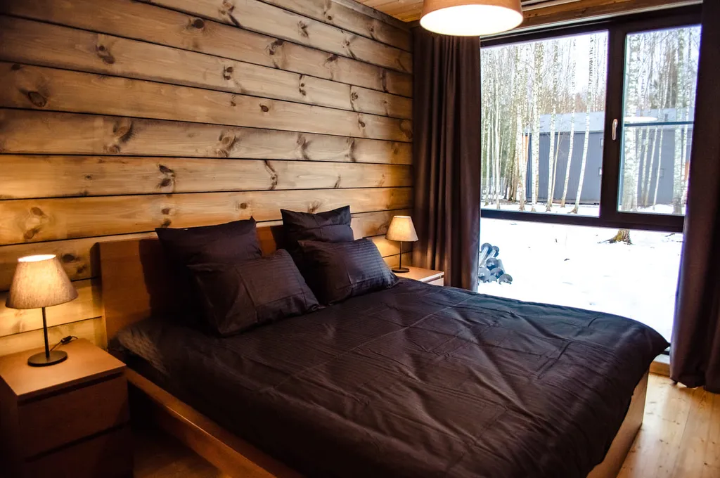 Дом В стиле лофт мини с панорамными окнами