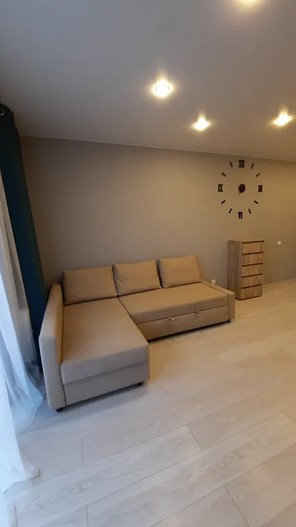 Уютная новая квартира студия в тихом микрорайоне