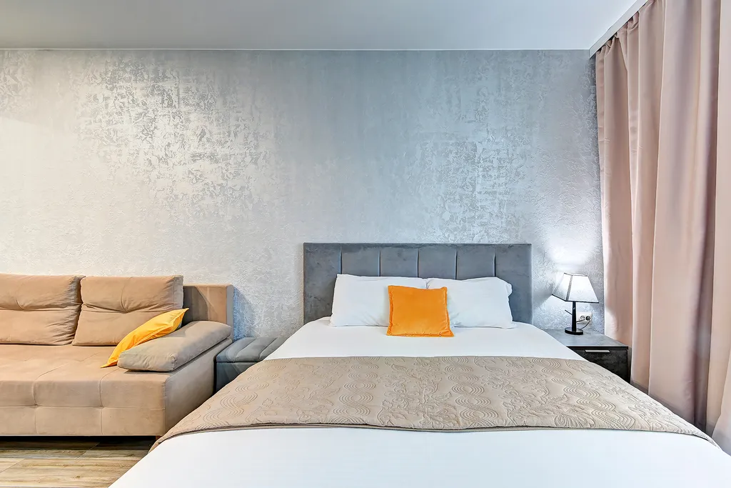 Квартира Квартира Уютная с панорамой на море,балконом, ванной,бассейном на территории ЖК — Адлер