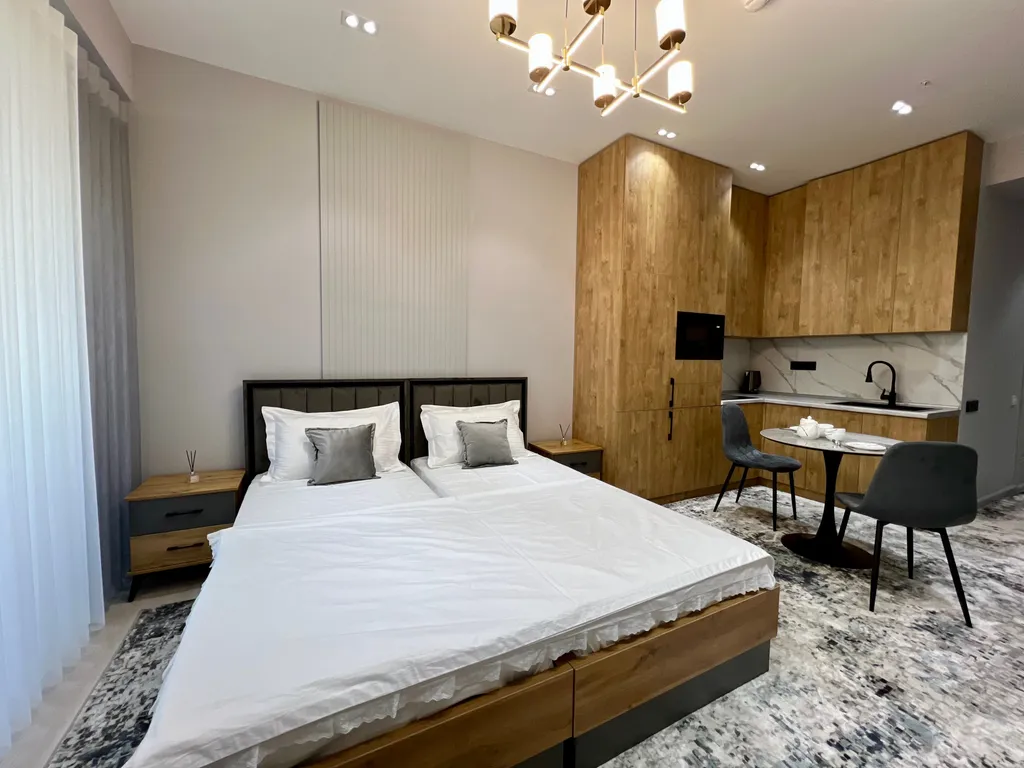 Апартаменты-студия на небоскрёбе U-tower 56