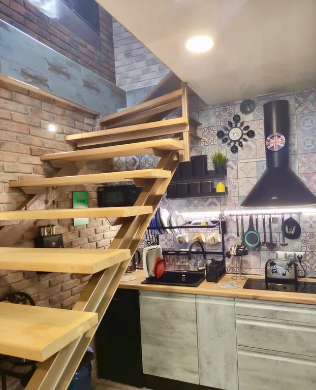 Двухуровневая квартира в Коктебеле с кондиционером недалеко от моря