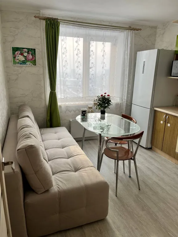 Однокомнатная квартира с видом на город