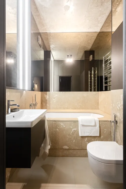 Квартира на первой береговой линии с видом на море в стиле лофт