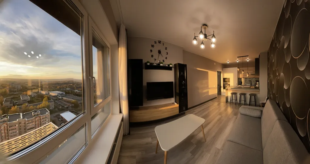 Квартира Квартира Современная евродвушка рядом с Арена 2000, Соколена и СК Атлант — Ярославль