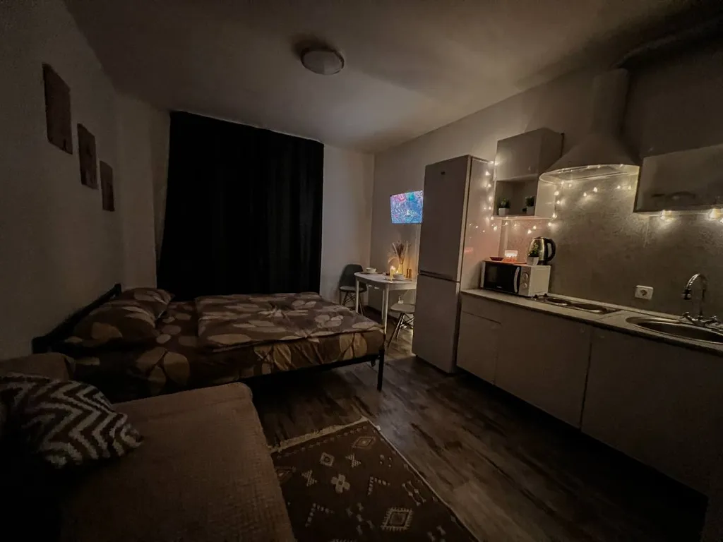 Комфортная студия в спокойных тонах у метро Девяткино