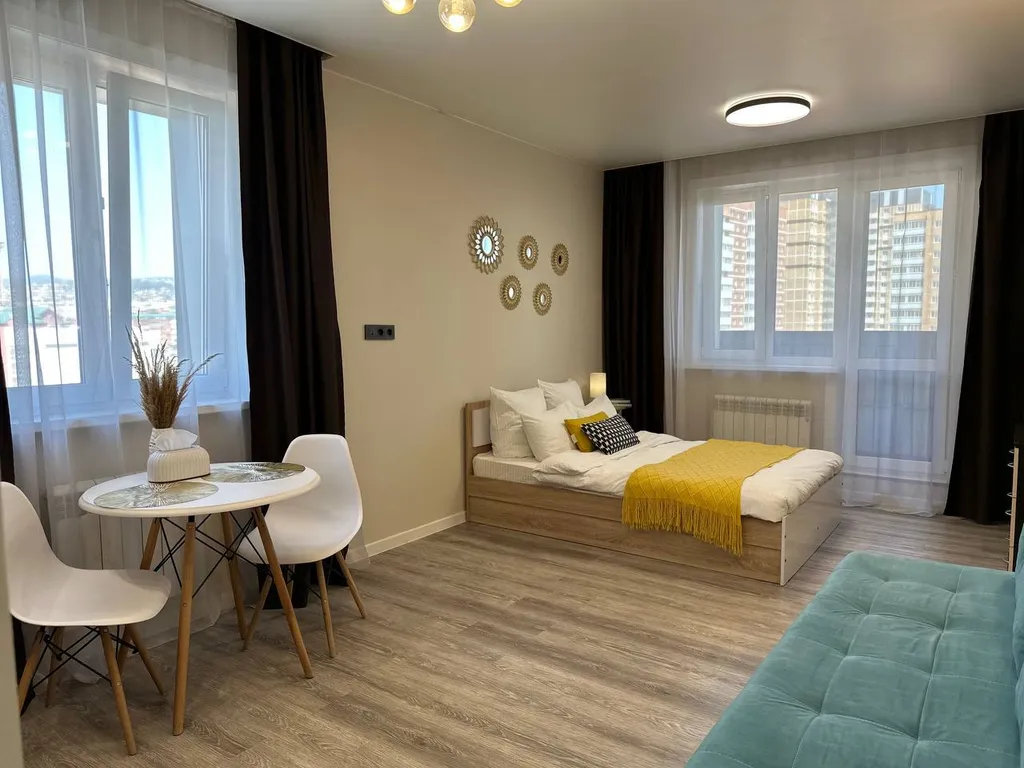 Уютная студия с прекрасным видом на центр города Улан-Удэ