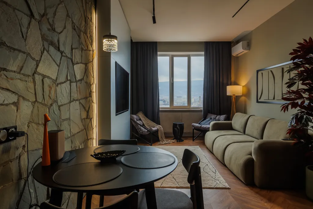 Видовые апартаменты с мастер ванной