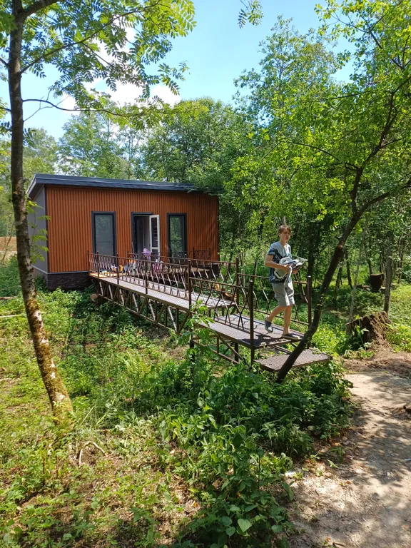 Дом 50m2 — с видом на лес, с кухней, с Wi-Fi