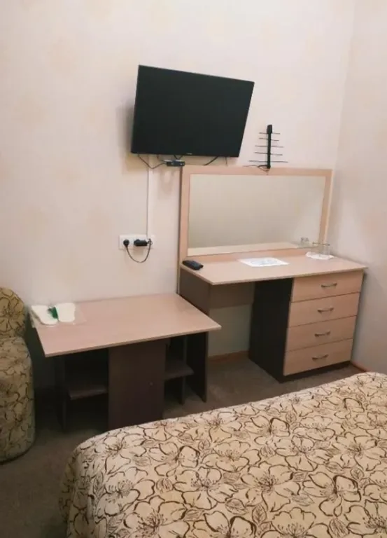 Двухместный номер, эконом, с 1 двуспальной кроватью, без окна