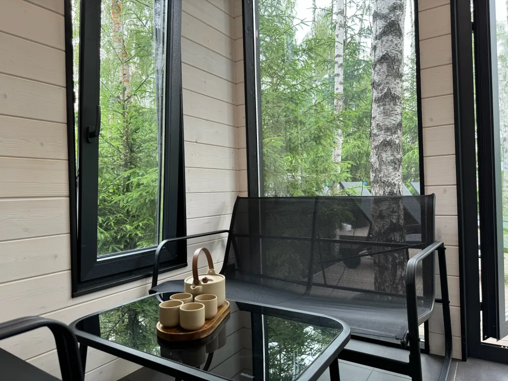 Коттедж Панорамный дом с сауной у заповедника — Семеновское