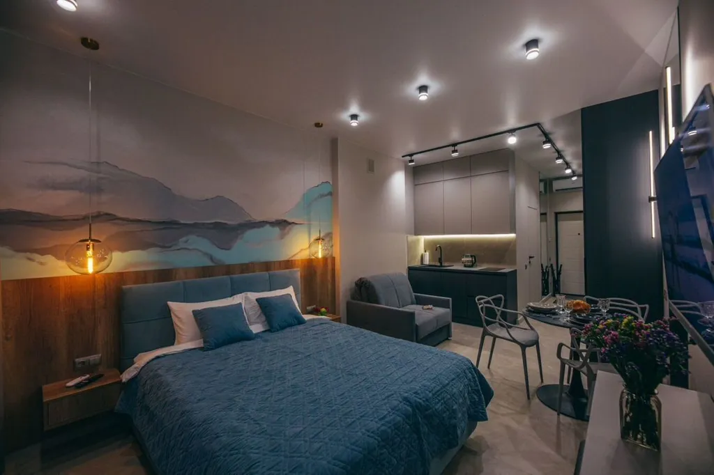 Квартира Квартира Новaя уютнaя студия в ЖK Aтлaнтис — Зеленоградск