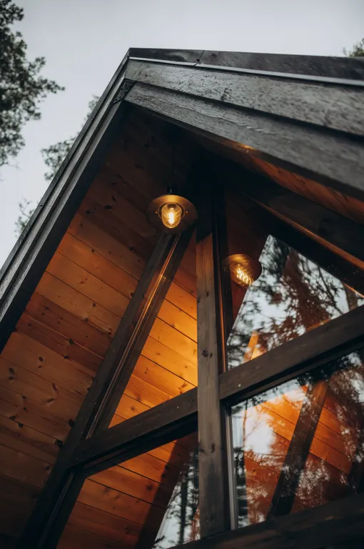 A-frame у Финского Залива посреди Корабельных сосен