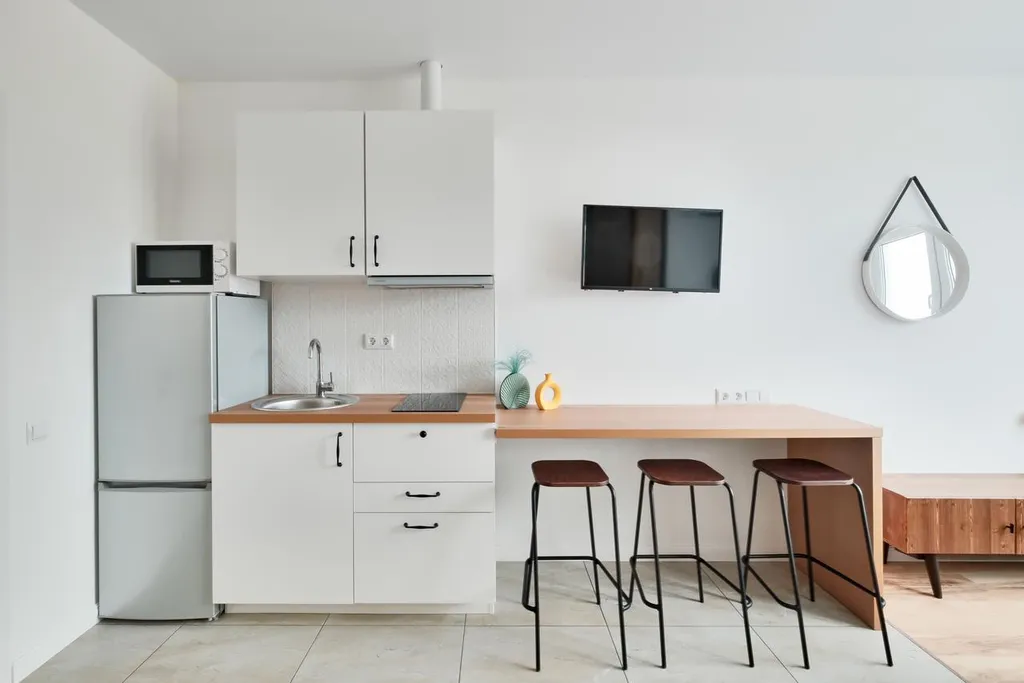 Яркая студия Морент с видом на горы в ЖК Фрукты