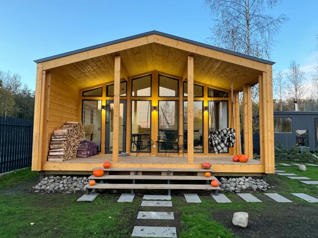 Коттедж Дом Lagom с дизайнерским ремонтом на Ладожском озере — Коккорево