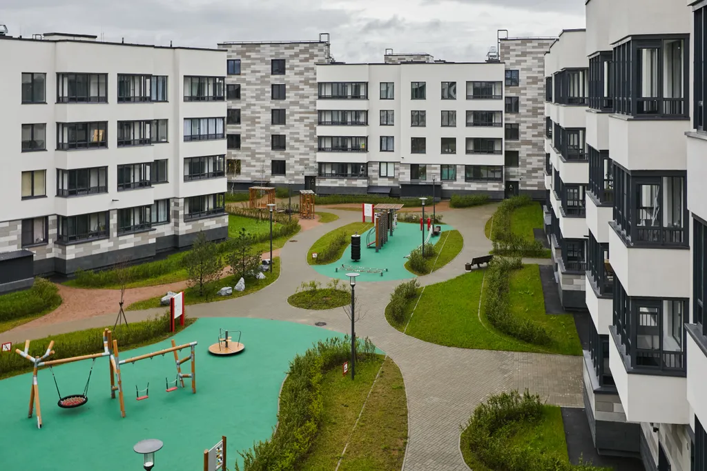 Квартира Квартира Современная студия на Проспекте Будённого — Санкт-Петербург