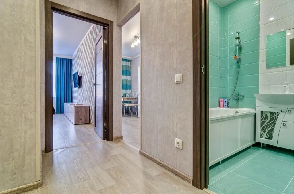 1-комнатная квартира с красивым видом для 4 гостей