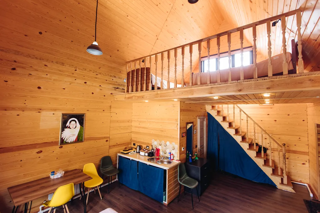 Домик на Байкале в скандинавском стиле