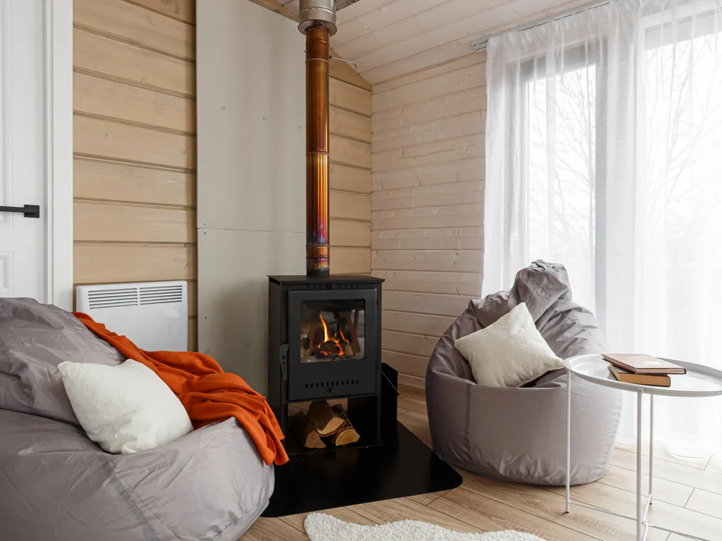 Семейный дом с баней и печью