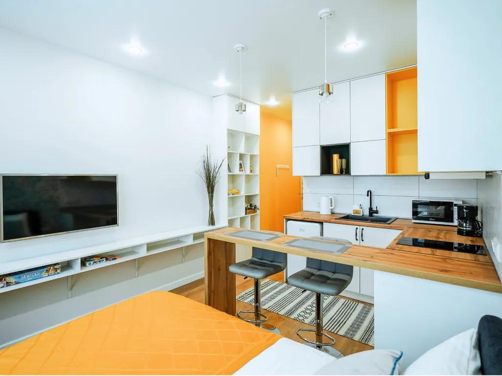 Квартира Yellow studio – апартаменты сети Your Place у парка Галицкого — Краснодар
