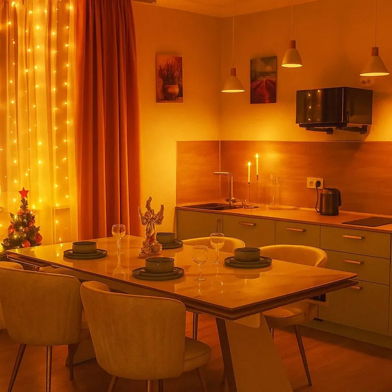 Уютный лавандовый домик