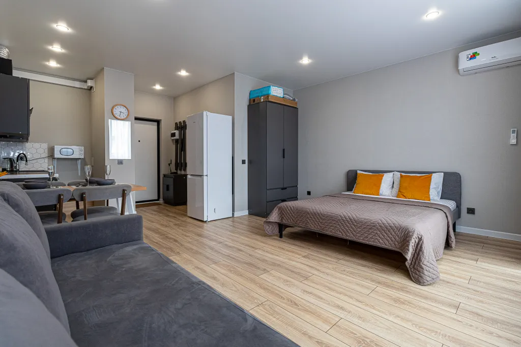 Просторная студия для спокойного отдыха