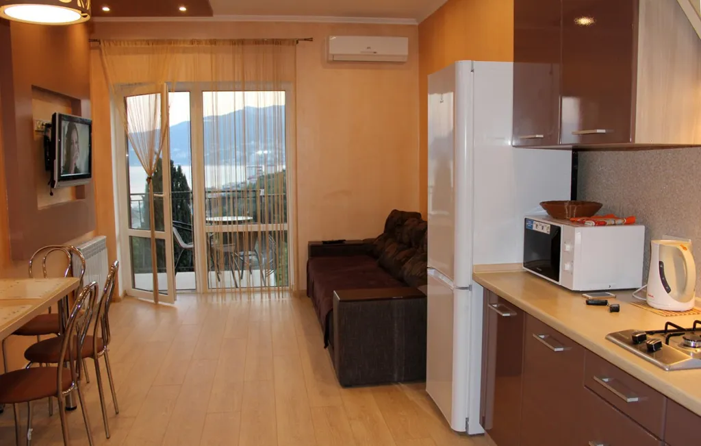 Семейные апартаменты с видом на море