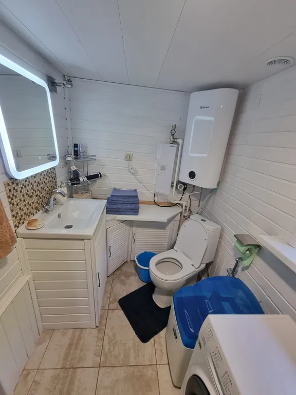 Дом 75m2 — чан, кухня, рыбалка у дома