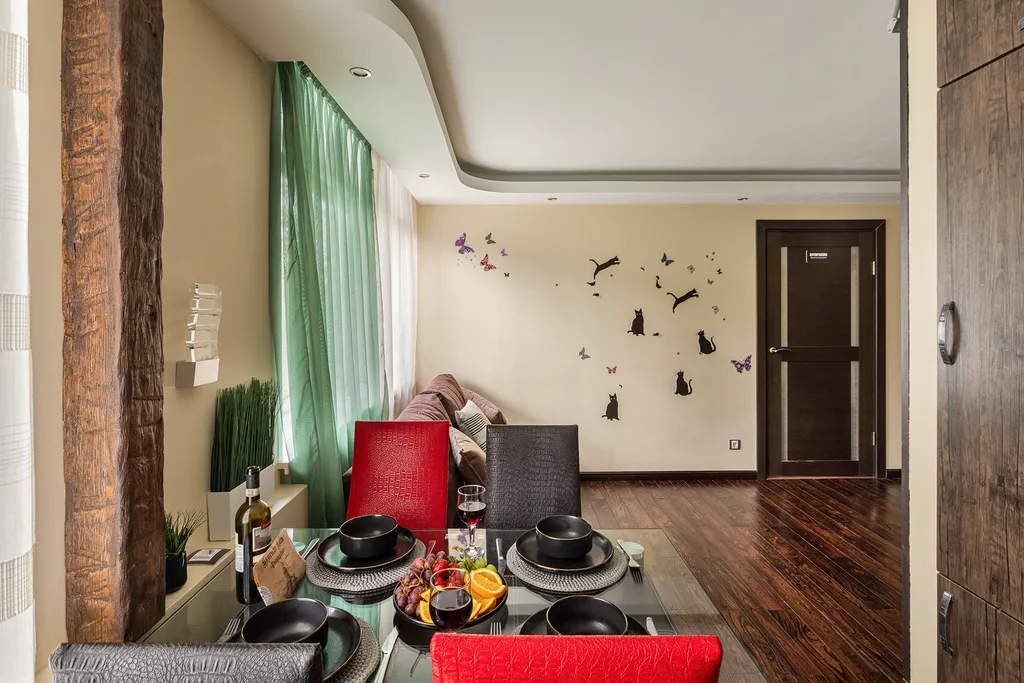 J&N Apartments Двухкомнатные апартаменты с гидромассажной ванной