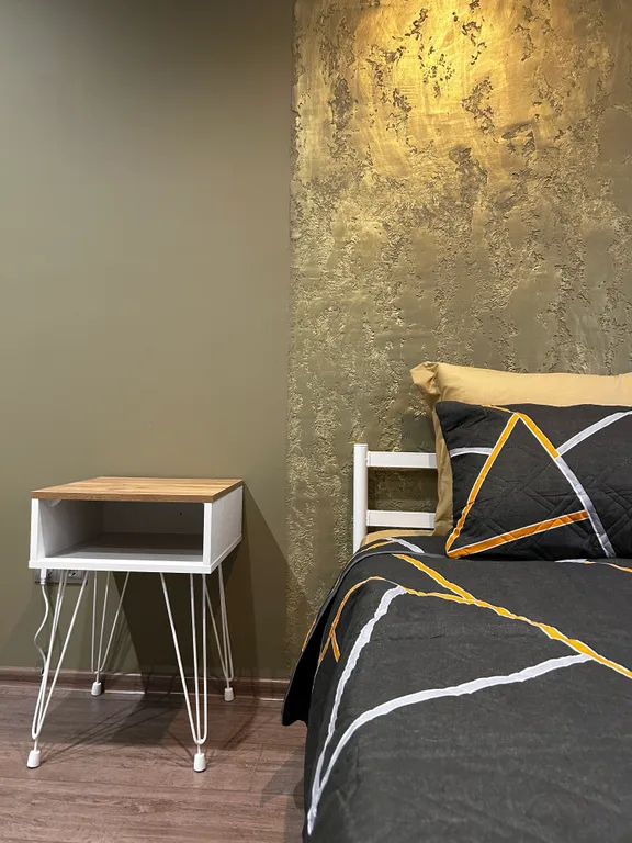 Студия с дизайнерским ремонтом