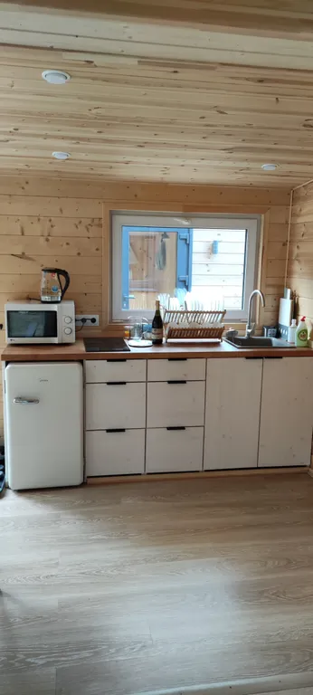 Дом в лесу с баней и чаном