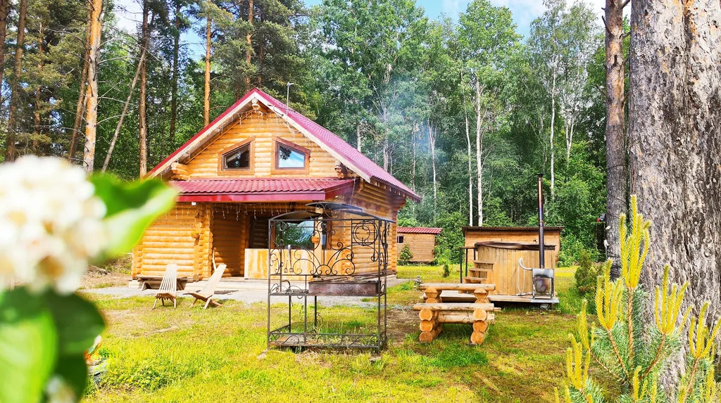 Коттедж Дом Теремок на берегу озера в Карелии с сауной — Верховье