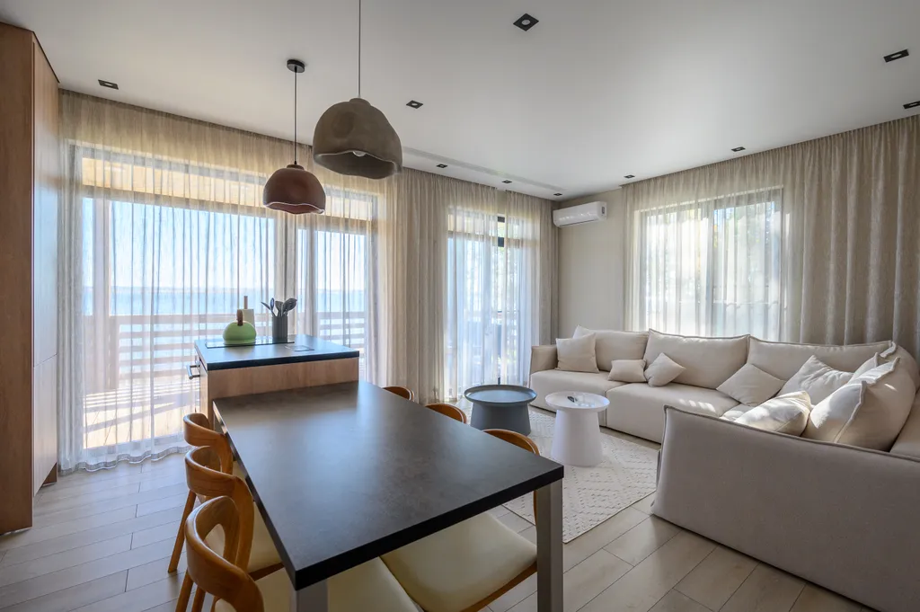 Комфортабельный дом у речного плёса