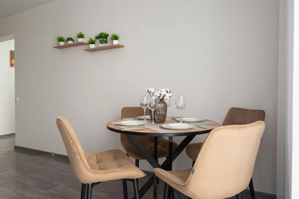 Однокомнатная квартира для четырёх гостей