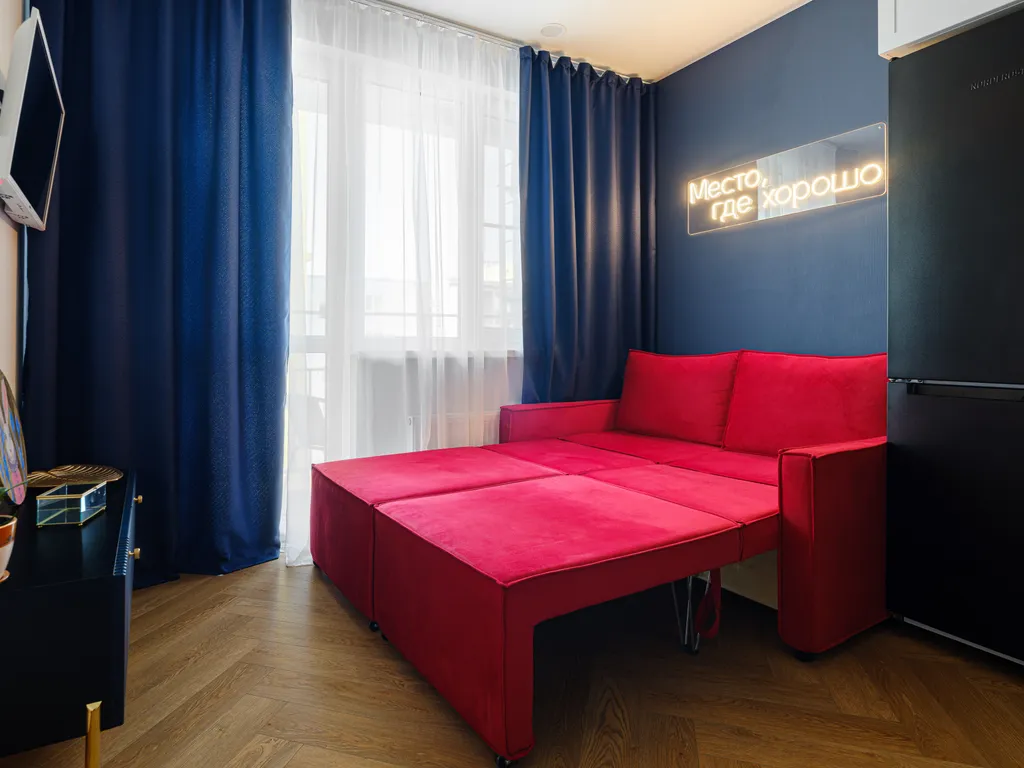 Дизайнерская квартира Блюз в Зеленогорске