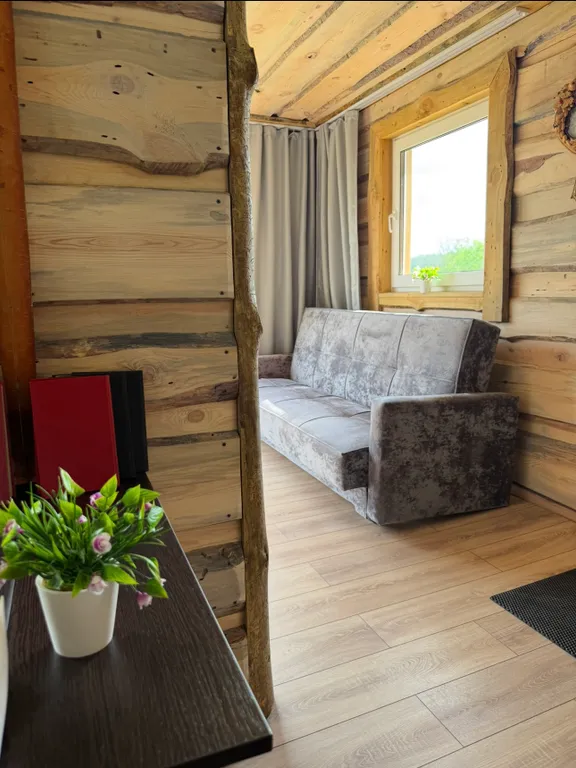 Дом с баней в лесу