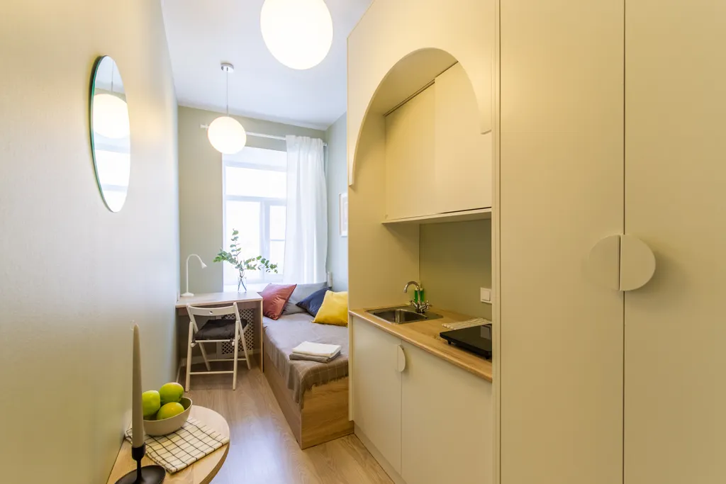 Квартира Комната с собственной мини-кухней Memento I — Санкт-Петербург