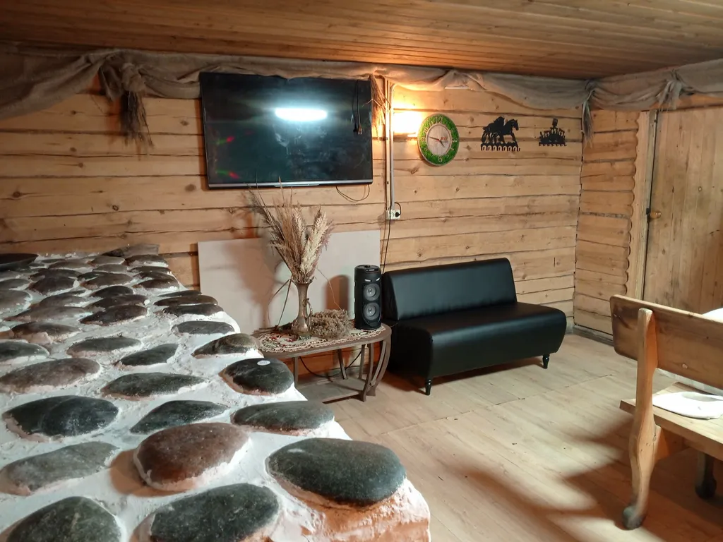 Новый год с русской баней на дровах