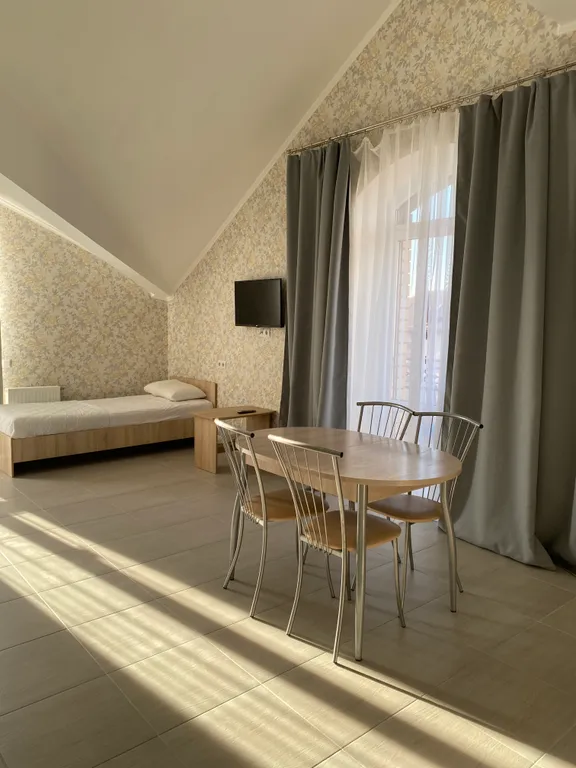 Студия на 4-х с кухней, балконом