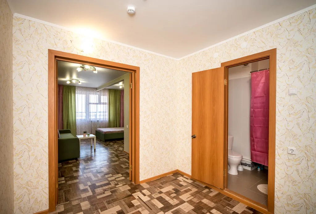 Уютная квартира на 17 этаже с видом на город