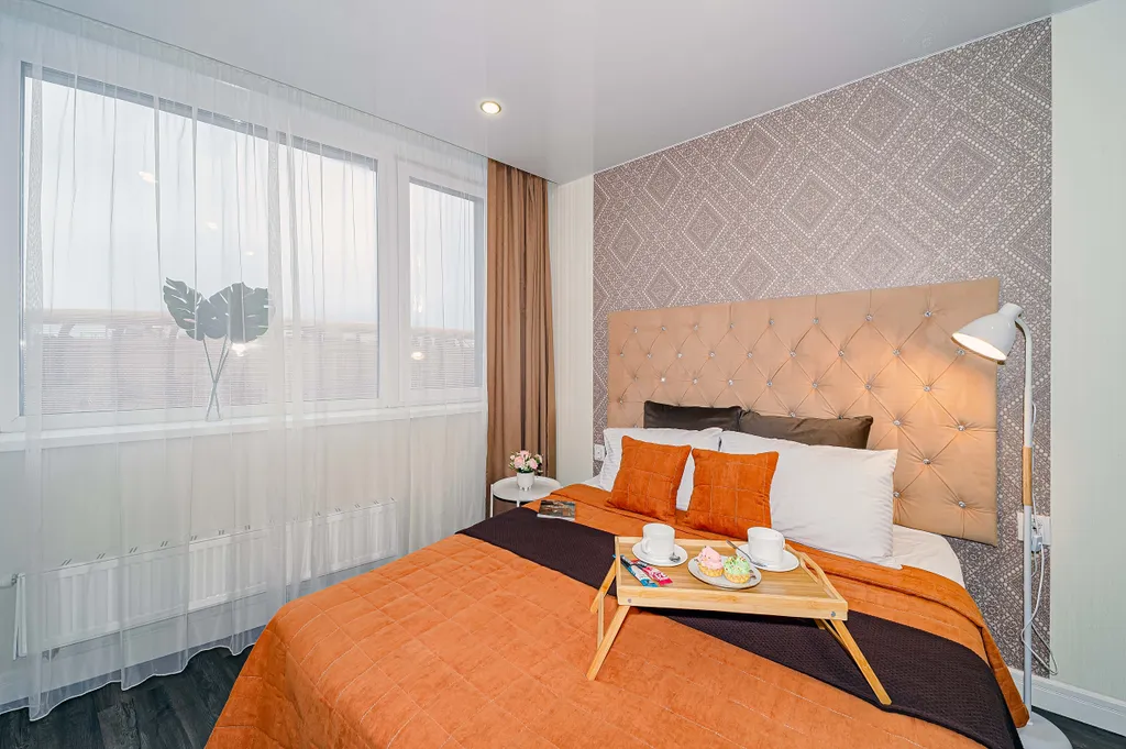 Удобная локация в самом центре с панорамой на город и арену