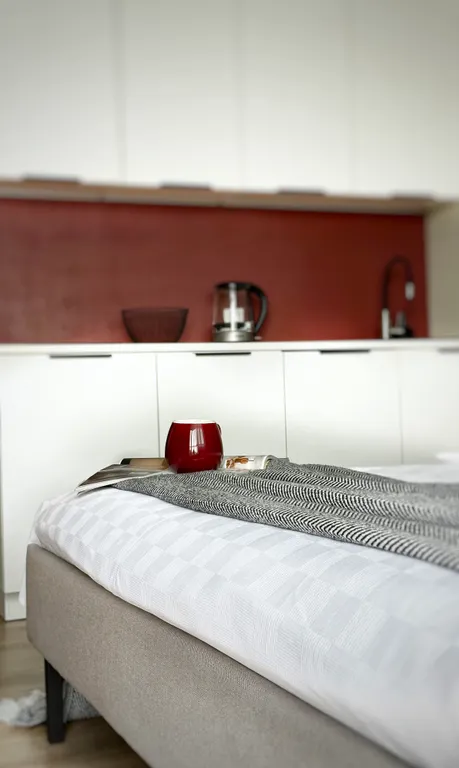 Квартира-студия с панорамным видом в окружении парков