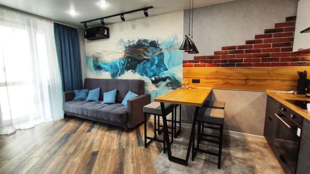 Евродвушка с дизайнерским решением в стиле Soft Loft