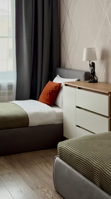 Двухкомнатная квартира с отдельными спальнями