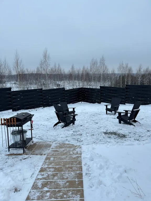 Коттедж Новый большой А-фрейм с видом на лес — Казань