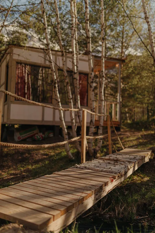 Апартаменты в лесу, с видом на горы