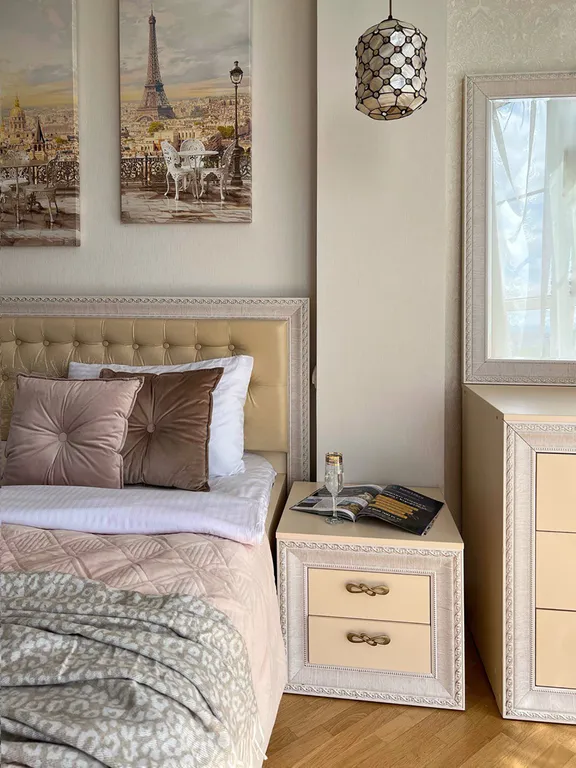 Уютная квартира возле курортной зоны, панорамные виды, камин