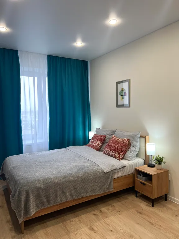 уютная квартира в новом доме.