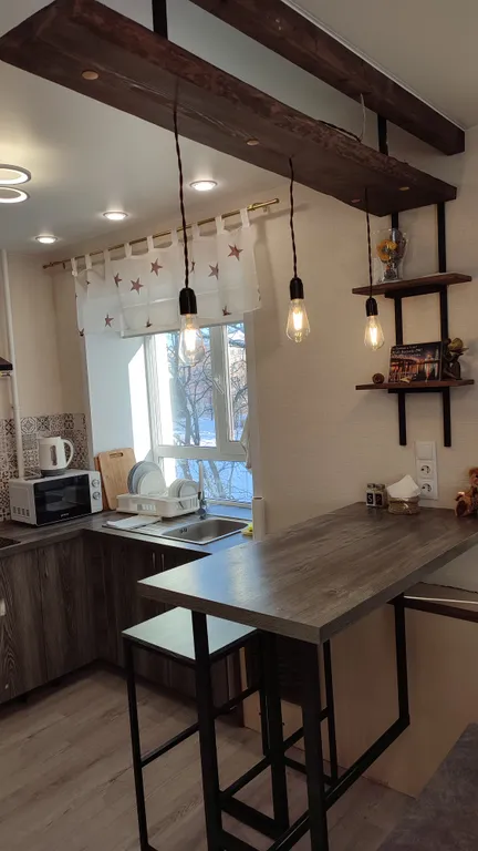 Квартира в центре города с видом на фонтан ( зимой главная ёлка)