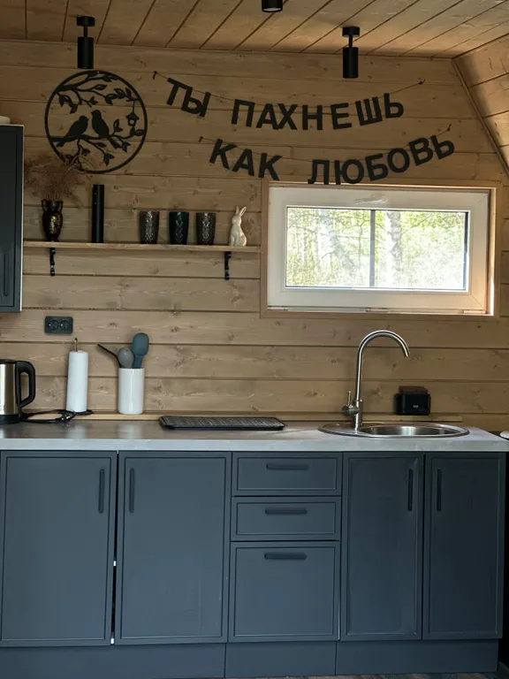 Дом в стиле a-frame в лесу в 10 км от Смоленска рядом с р. Днепр